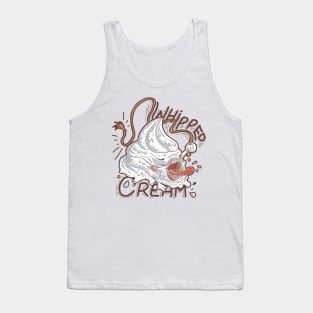 Whipped Cream pun character Tank Top